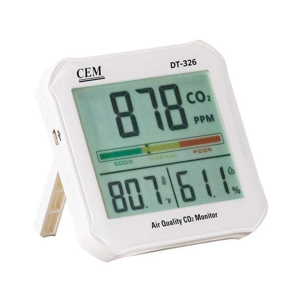 CEM DT-326 5000PPM MINI NDIR CO2 MONITOR DO SENSOR DE CO2 Detector de dióxido de carbono