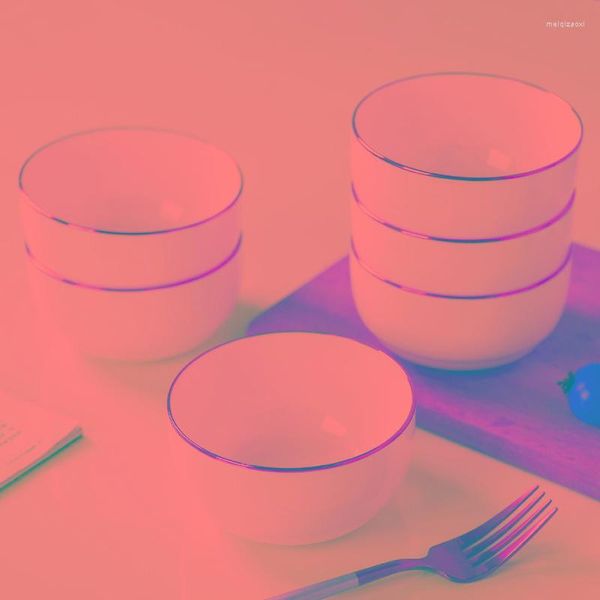 Kaseler phnom penh kase beyaz kahvaltı çorbası yuvarlak minimalist erişte kemik Çin Koreli Vaisselle mutfağı Hometableware ed50tw