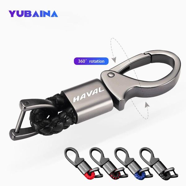 Chaves para Haval Great Wall Cuv H3 H5 H2 H1CAR Keychain Metal Leather Chain Chain Chain Acessórios de decoração lisans