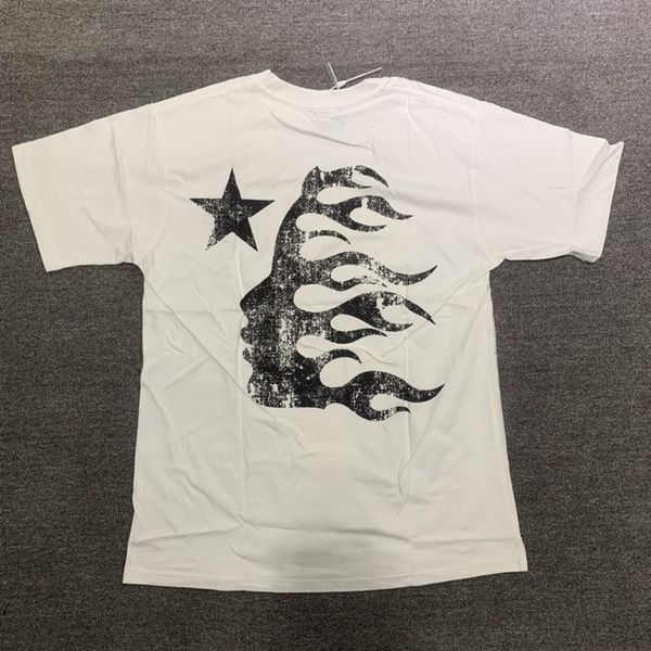 T-shirt da uomo 2023 Nuovo consigliato Hellstar Rodman Ritratto Testa Glitter Diamond Movie Fashion High Street per uomo e donna Shortmm01