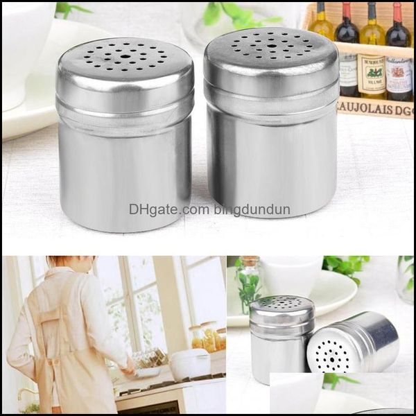 Strumenti per spezie di erbe in acciaio inossidabile Connt Shakers Contenitore da cucina BBQ Sollette di stagione PERPOLA POPOLA STRUMATO