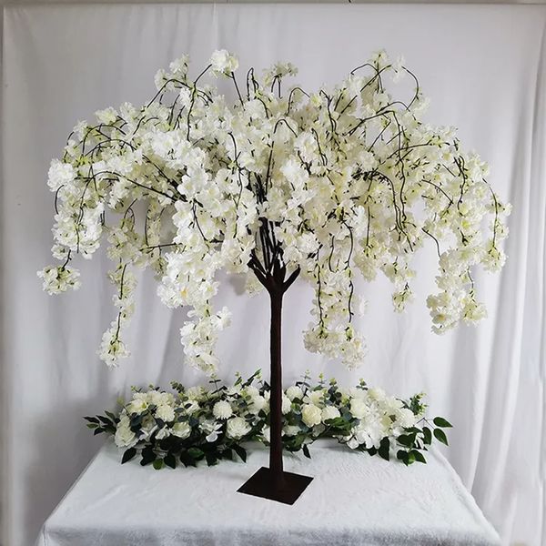 Случайная дорога Свадьба украшения цветочной стенд центральная часть цветочной вазы свадебные центральные украшения на столах 202303