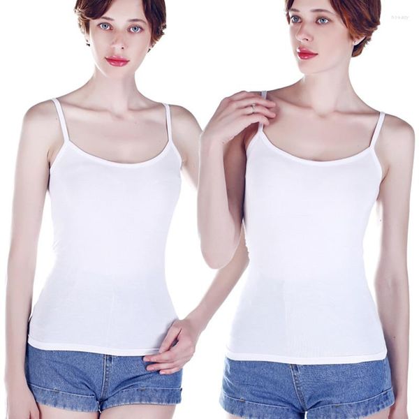 Женские танки Fashion 2023 Summer Women Women Cotton Camis White Top Sexy Beegy Landebeard