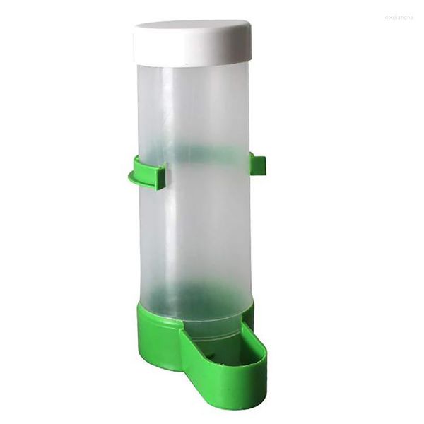 Altre forniture per uccelli Alimentatore automatico in plastica Contenitore Bottiglia d'acqua Bevitore Dispenser di cibo Appeso per piccioni Accessori per animali domestici