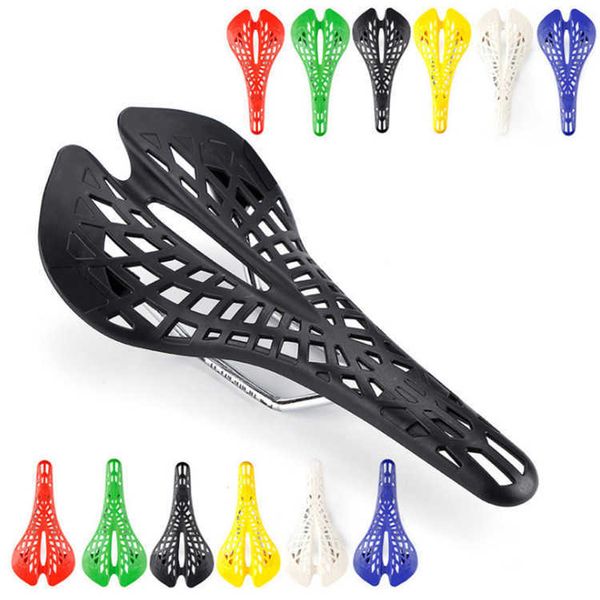 S Супер светлый пластиковый велосипедный велосипед Mountain Mtb Bike Saddle Seat Pvc подушка 6 Цветная велосипедная часть 0131