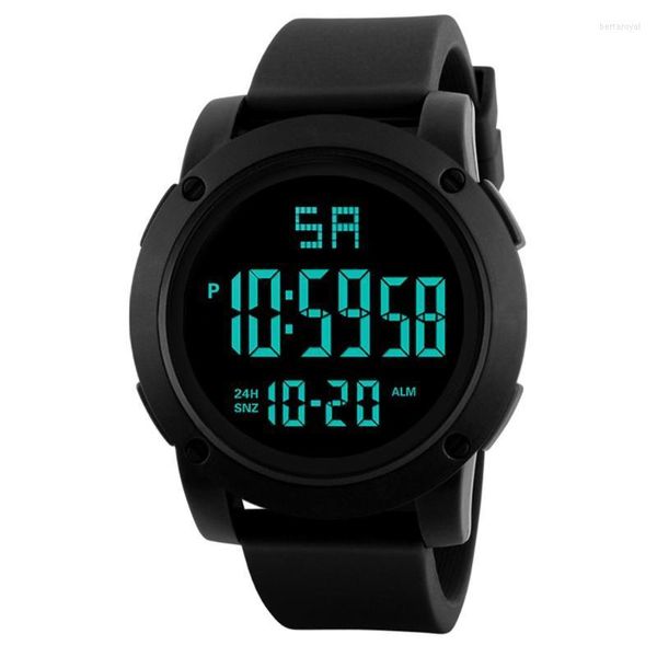 Orologi da polso Orologio da uomo Digtal Fashion Impermeabile Boy Lcd Cronometro Data Gomma Sport Polso Relogio Masculino Reloj HombreOrologi da polso Be