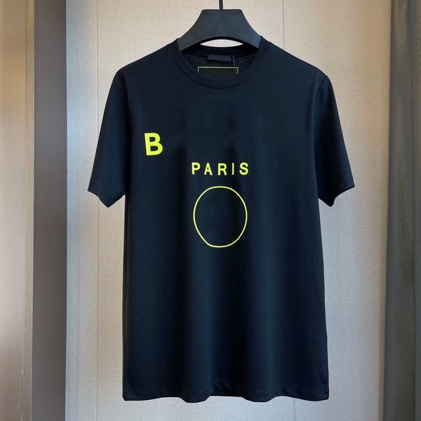 Tasarımcı Moda Marka Yaz Erkek Parfüm T-Shirt Sıradan Erkekler ve Kadınlar Çift Mektup Baskılı Kısa Kol Üstü Lüks Giyim Boyutu S-4XL