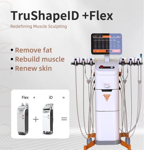 Máquina de dissolução de gordura Máquina de escultura de corpo quente foco monopolar rf trusculpt ID Flex Tecnologia Tecnologia não invasiva Aperto anti-celulite Perda o dispositivo de remoção de rugas de peso