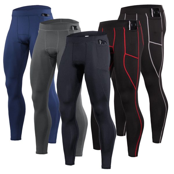 Calça masculina s3xl homens de ciclismo externo esportes de campainha longa jogadora longa executando calças internas sólidas 230131