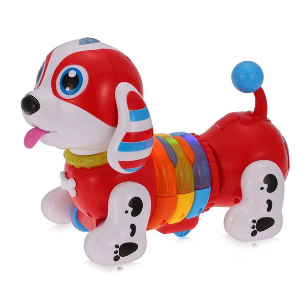 Animali RC elettrici RC Smart Sausage Dog con telecomando a infrarossi Sing Dance Walking Robot Simpatici giocattoli educativi per animali domestici elettronici per bambini 230801