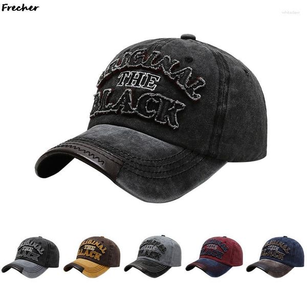 Ball Caps Mektup İşlemeli Beyzbol Kapağı Vintage Fashion Street Unisex Dans Hip Hop Şapkaları Serin Yaz Sonbahar Snapback Hat