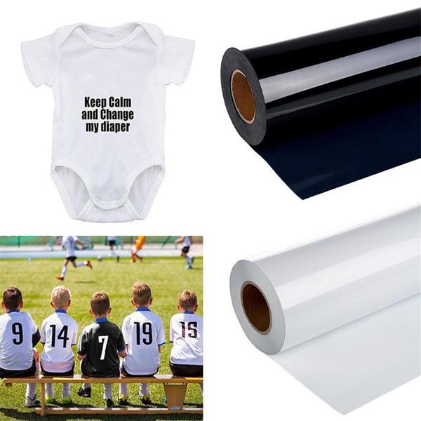 1 rolo de vinil de transferência de calor ferro em roupas faça você mesmo filme cricut silhueta papel arte criativa adesivo decoração suprimentos 20x100cm306t