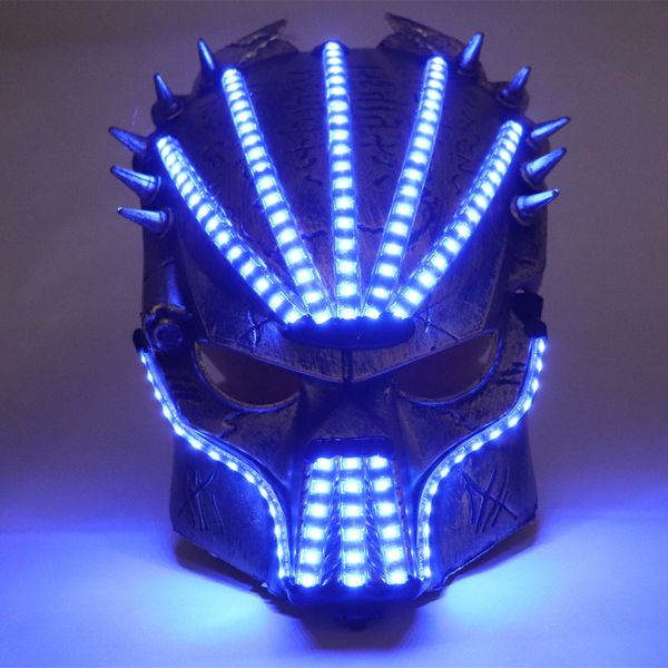 Outros artigos para festas de eventos Design Year Flashing El Wire Mask Led Brilhante Beauty Christmas Party Mask Festival Event Haloween Mask 230731