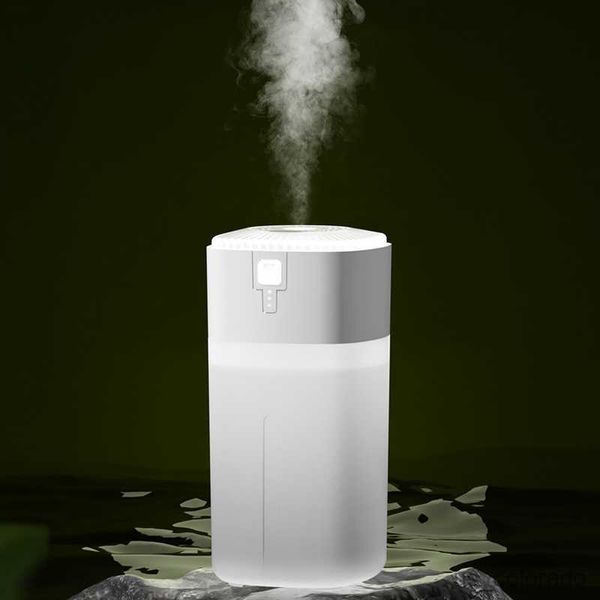 Umidificatori 400ML Umidificatore d'aria Diffusore di aromi caricato USB Luce colorata Ultrasuoni Cool Mist Maker Fogger Diffusore di oli essenziali per la casa R230801