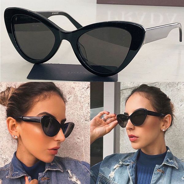 Gafas de sol de diseñador de ojo de gato para mujer, gafas de sol de lujo de mariposa para mujer, gafas de sol de moda de marca para mujer con caja original de alta calidad