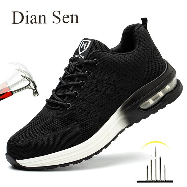 Scarpe eleganti Diansen Stivali antinfortunistici da lavoro leggeri Scarpe da ginnastica antiscivolo traspiranti protettive Puntale in acciaio antiforatura 230731