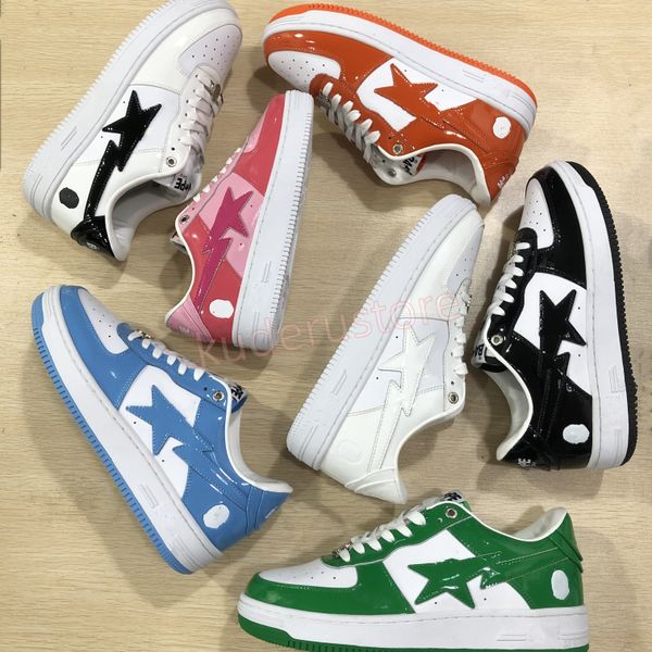 2023 повседневные SK8 STA обувь серые черные STA Off Color Camo Combo Pink Green Abc Camos Pastel Blue Patent Leather M2 с кроссовками платформы носков.