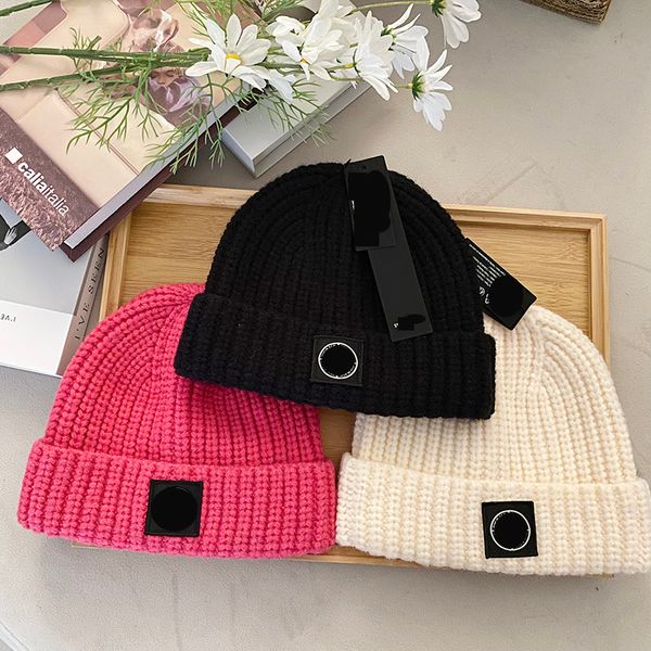 Designer Beanie Fashion Party Warm Knit Hat Indoor Outdoor Wear Trendy Fashion 5 cores disponíveis de alta qualidade