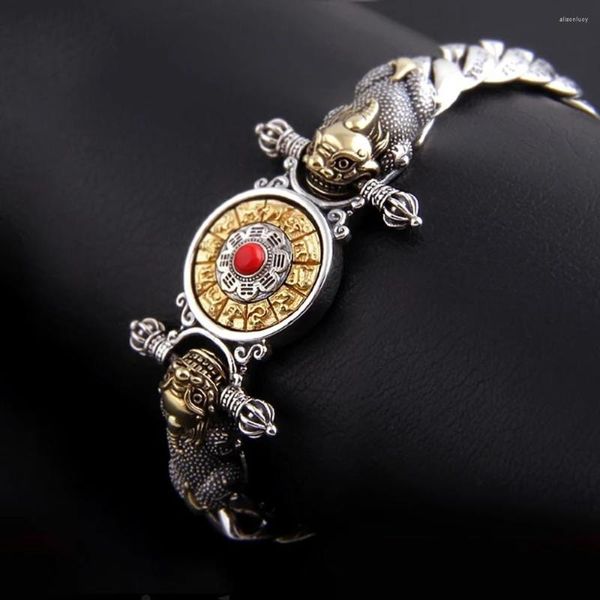 Charm Armbänder Bank of Thailand Pixiu Gossip Accessoires Viel Glück Reich Modeschmuck Männer Retro Kette Paar