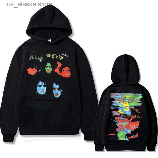 Erkek Hoodies Sweatshirt, Günler Arasında Tedaviye Çifte Baskı Hoodie Alternatif Rock Hoodies Erkek Kadınlar İngiliz Band Marka Sokak Giyim Sweatshirt T230731