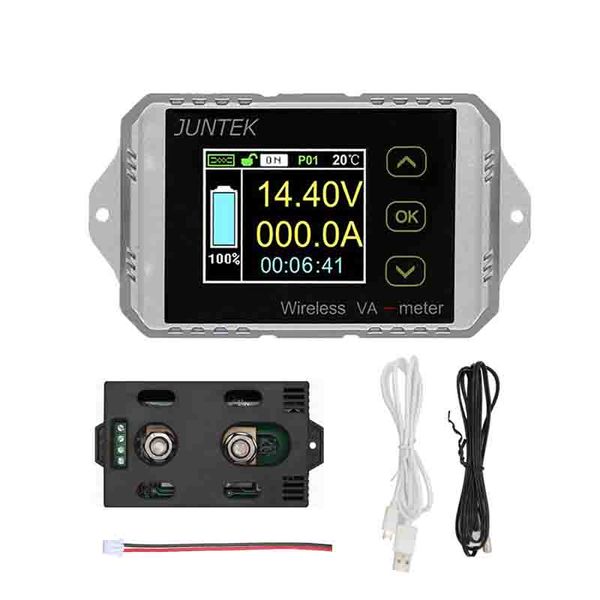 VAT DC 0-100V 100A Coulombmeter Battery Monitor Battery Tester Voltage Current Meter Battery Coulomb Meter Capacity Indicator