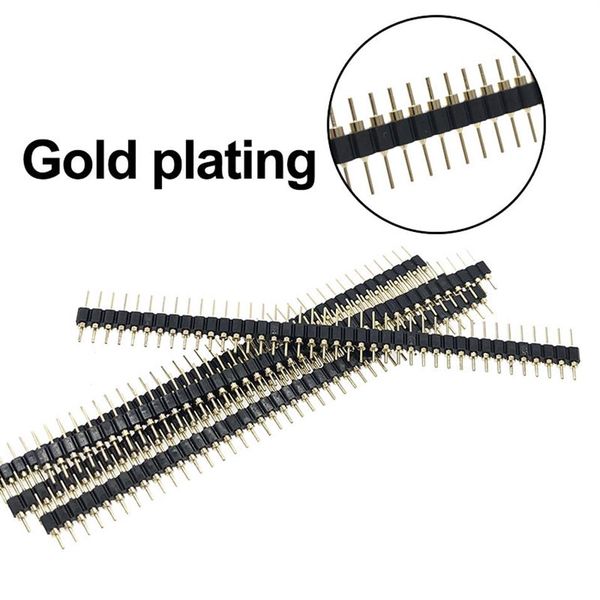 20 paia connettore pin intestazione striscia accessori per illuminazione 20 pezzi maschio 20 pezzi intestazioni femmina fila singola 40 pin 2 54 mm - pin Connect291V