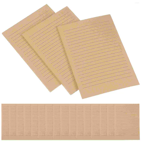 Papel de embrulho para presente 200 folhas Decore papel de carta retrô papel de carta cartões comemorativos artigos de papelaria