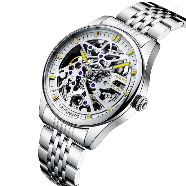 Orologi da polso Orologi automatici da uomo Orologio da polso Tourbillon meccanico delle migliori marche Impermeabile Business Acciaio inossidabile Sport 2023