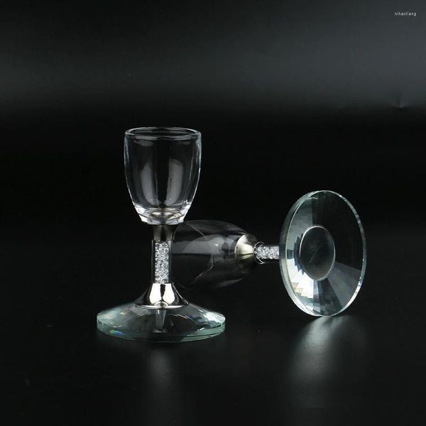Copos de vinho Conjunto de copos de cristal Único S Casamento Transparente Redondo Decoração de mesa para casa