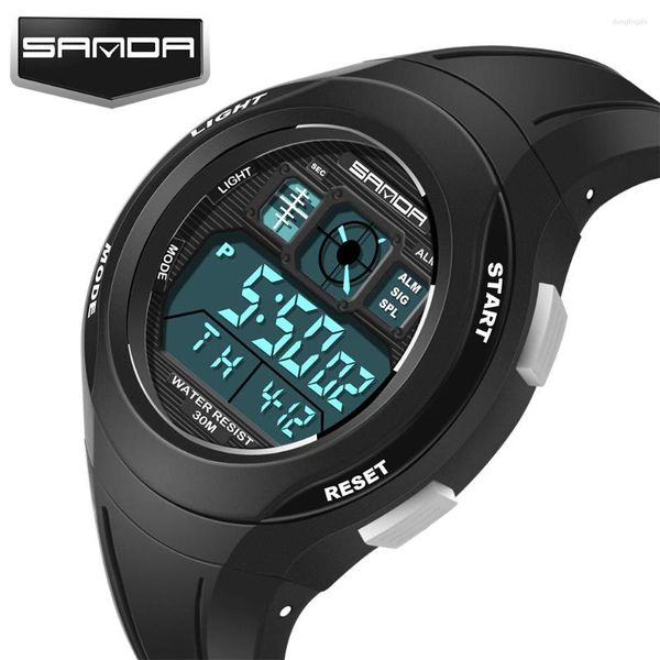 Нарученные часы Sanda Top Brand Watch Hate Hed Digital Multifunction Waterpronation Sports Outdoor For Kids Boy Girls 331