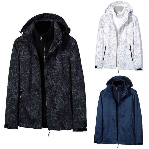 Giacche da uomo Kindling Jacket Style And Co Tre in uno Due pezzi Autunno Inverno Velluto ispessito Caldo antivento