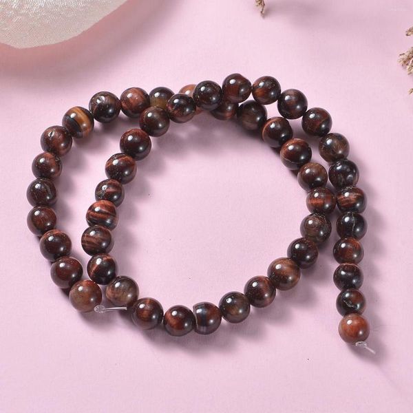 Charms Naturstein 8mm Perlen Tigerauge Armband Klassische Männer Frauen Buddha Schwarze Lava Armbänder Minimalistischer Meditationsschmuck