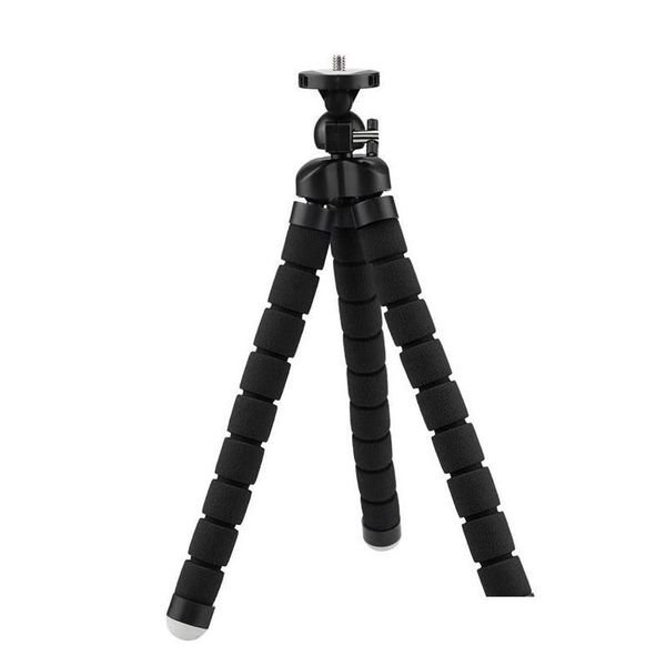 Tripodlar Büyük Kırmızı Siyah Mavi Esnek Tripod Taşınabilir Ahtapot Standı Montaj Braket Tutucu Monopod Cep Telefonları İçin Kamera Drop Deliv Dhufo