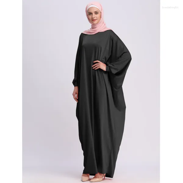 Ethnische Kleidung, muslimische Robe, Abaya, Syari, weiblich, in voller Länge, einfach für Frauen, Hijab-Kleid, Gottesdienst, Abayas, Kaftan, bescheiden