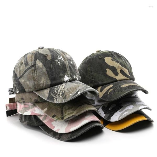 Ballkappen VACIGODEN Mode Persönlichkeit Camouflage Baseball Kappe Männlich Outdoor Sport Reise Sonnenschutz Hut Weibliche Camping Casual