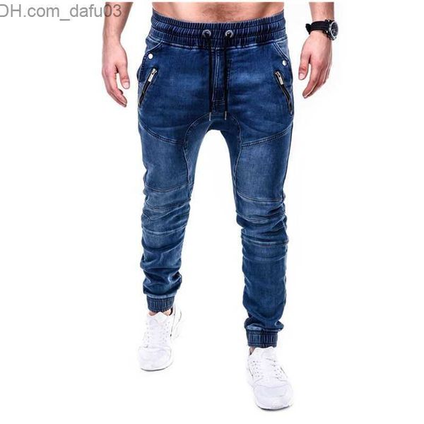 Jeans da uomo Jeans pantaloni della tuta Marca Moda uomo Pantaloni cargo militari Multi-tasche Pantaloni larghi da uomo Pantaloni casual Tuta Pantaloni Pantaloni da jogging 220314 Z230801