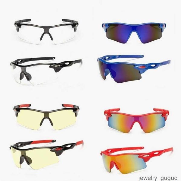 Sport Outdoor-Sonnenbrille zum Radfahren, winddicht, UV400, polarisierend, Eichenbrille, MTB, Herren- und Damen-E-Bike-Reiten, Augenschutz mit Box 6NO4