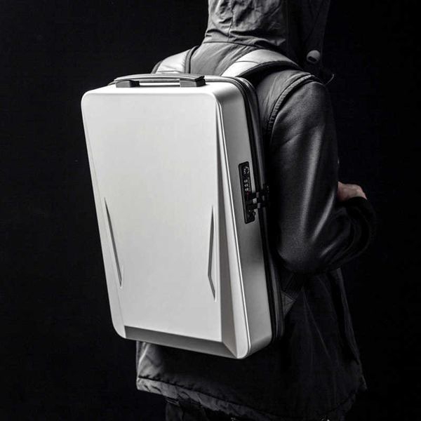 PC sert kabuk 17.3 inç oyun defter bilgisayar çantası erkek omuz çantası oyun sırt çantası 15.6 inç klavyeyi koyabilir 0817