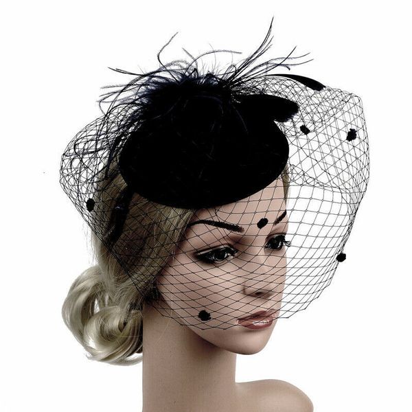 Geniş Memlu Şapkalar Kova El Yapımı Büyük Kadınlar Tüy Çiçek Saç Faşlanıcı Şapka Kafa Bandı Aksesuarları Fedoras 230801