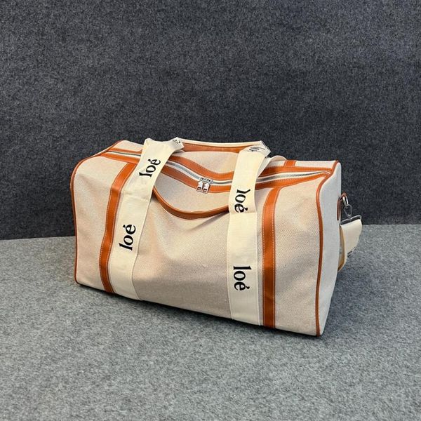 Sacos ao ar livre Duffel Bags Ch Marca Bolsa para Homens Mulheres Grande Capacidade Totes de Lona Esportes ao Ar Livre Ginásio Bolsas Carta Alça Larga Sacos de Viagem