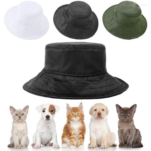 Abbigliamento per cani Articoli per animali domestici Accessori per gatti Cappello da pescatore regolabile Puntelli Cappello da sole