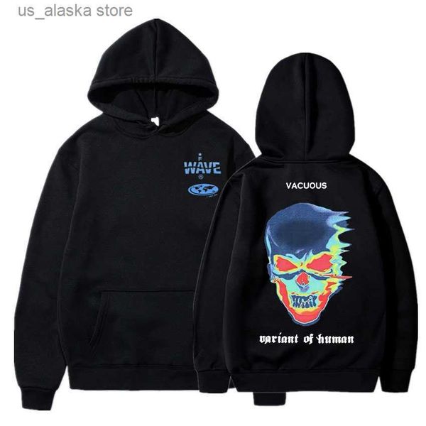 Erkek Hoodies Sweatshirts İskelet Termal Görüntüleme Grafik Baskı Hoodie Erkekler Kadın Polar pamuk Hoodies Adam Hip Hop Stil Sweatshirt Moda Sokak Giyim T230731