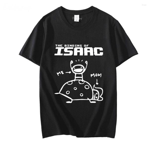Herren T-Shirts Die Bindung von Isaac Cartoon Männer T-Shirts Anime Brief gedruckt Tops Baumwolle T-Shirts Mode niedlich/kawaii Sommer hohe Qualität