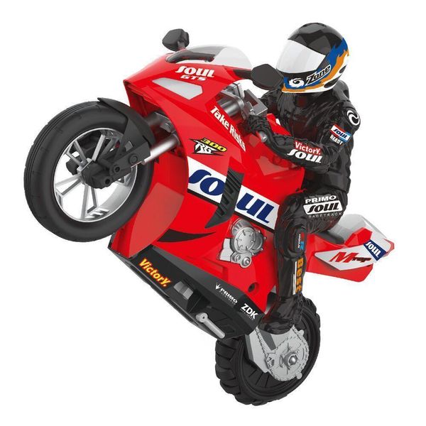 RC auto elettrica HC 802 RC moto autobilanciante 6 assi del giroscopio Stunt Racing plastica RTR ad alta velocità 20 km h deriva a 360 gradi 230731