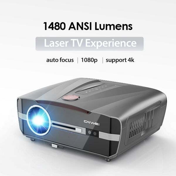 Другое электроника 4K Beam Projector для фильмов с Auto Focus Recrection Android Bluetooth TV Smart Full HD 1080p Home Theatre 230731