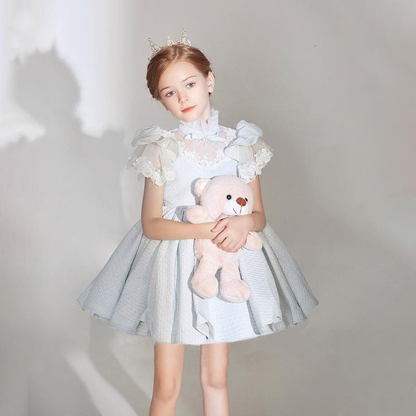 Abiti da ragazza Marca spagnola per bambini Adolescenti Ragazze Royal Lolita Princess Ball Gown Bambini Birthday Girl Boutique Abbigliamento 230731