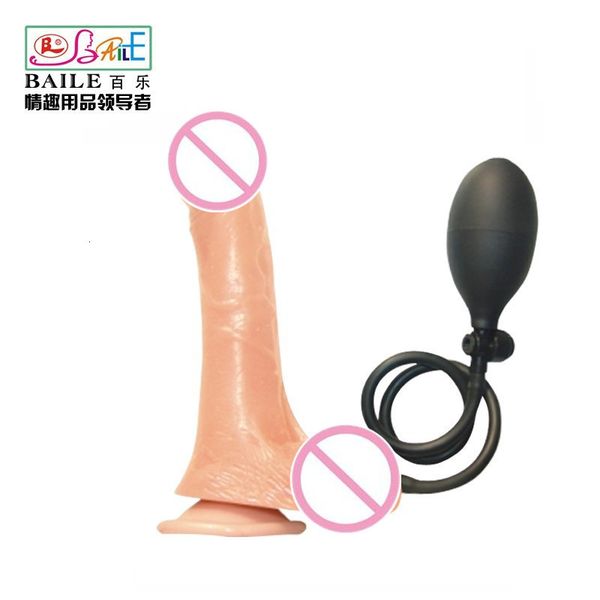 Dildo/Dong pene dildo dildo gonfiabile donne masturbazione giocattolo aspirazione pene dildo per donne Drop 230801