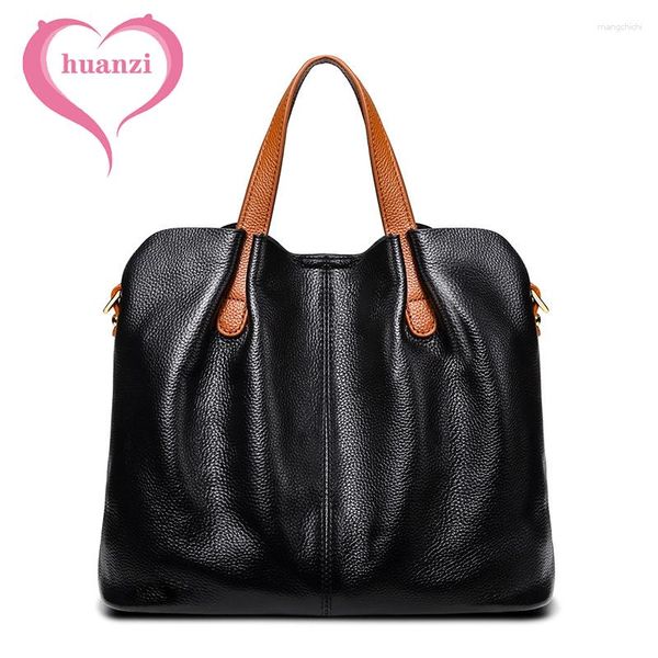 Abendtaschen Frauen Einkaufstasche Dame Mädchen Echtes Leder Handtasche Mode Europäischen Stil Elegante Messenger Weiblichen Umhängetasche Schulter