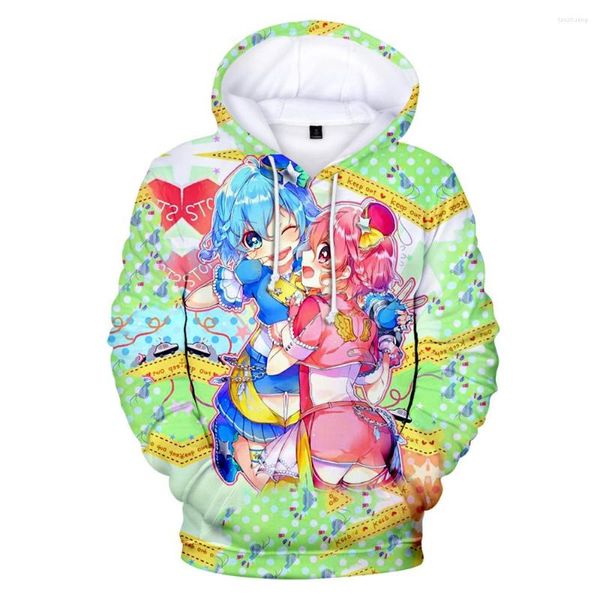 Felpe con cappuccio da uomo Ultime Idol Time Pripara 3D Print Fashion Fall Winer Suit Abbigliamento sportivo con cappuccio Kawaii Donna / Uomo I vestiti