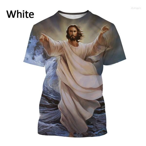 Magliette da uomo 2023 Jesus Love Every Christian Stampa 3D T-shirt Summer Fashion